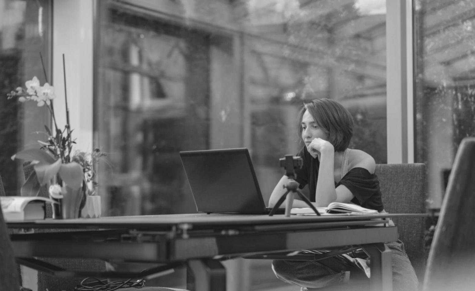 Collaborative workspace showing flexible learning environment for budget planning